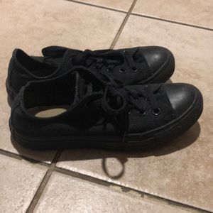 All black converse